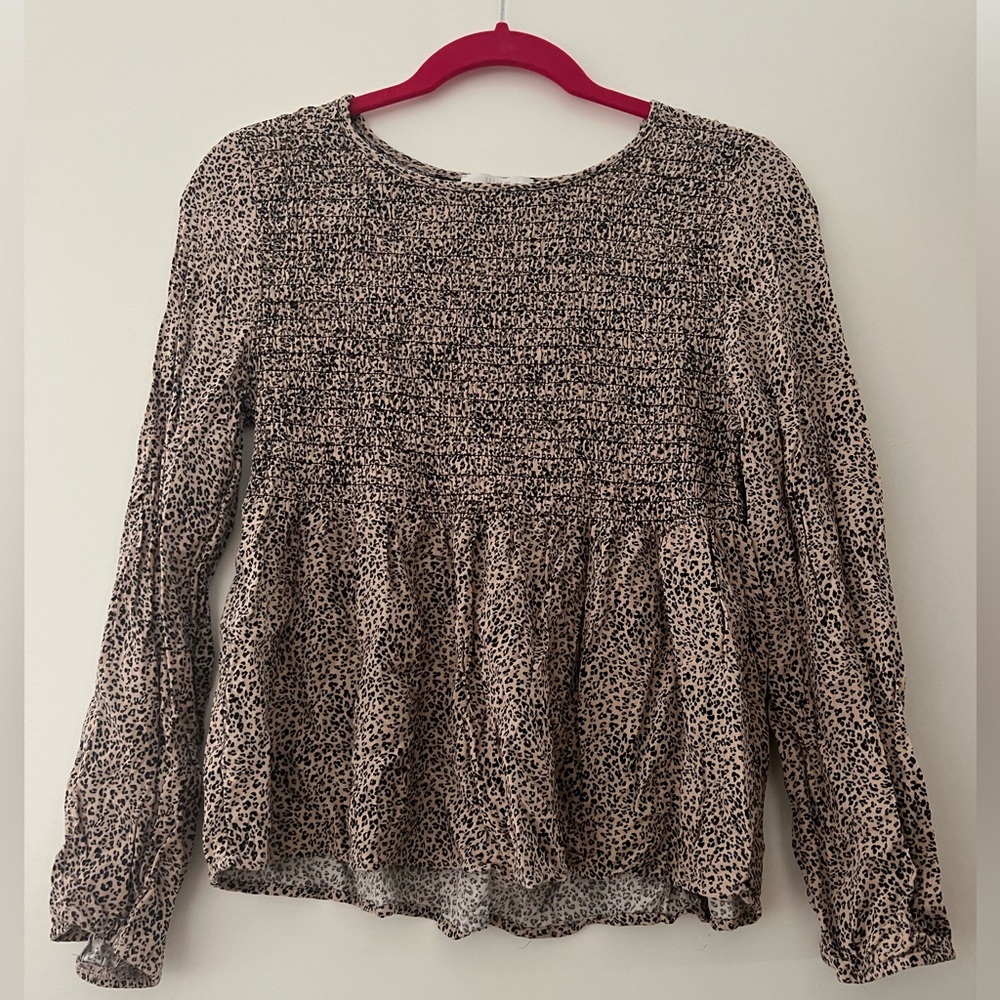 URBAN Romantics Leopard print blouse